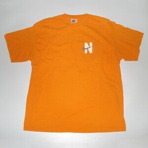Nike T-Shirt Orange N Swoosh Men's Size L